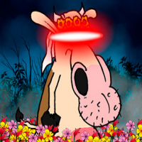 Laser-Cow Adventure Game