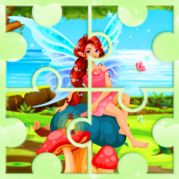 Little Cute Summer Fairies Puzzle Game