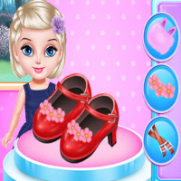 Little Princess Fashion Shoes Design Game