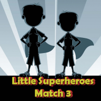 Little Superheroes Match 3 Game