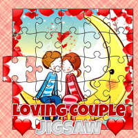 Loving Couple Jigsaw Game