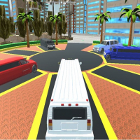 Luxury Limo Taxi Driver City Game Game