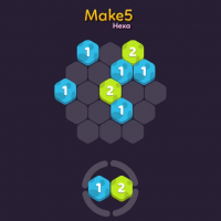 Make 5 Hexa Game