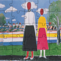 Malevich Puzzle Game