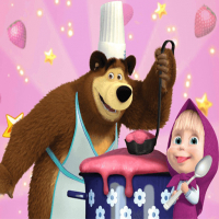 Masha And Bear Cooking Dash Game