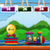 Math Train Addition Game