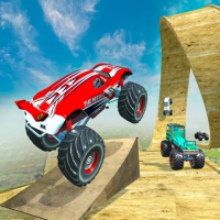 Mega Ramp Monster Truck Race Game