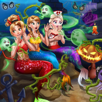 Mermaid Haunted House Game