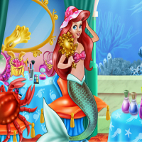 Mermaid Makeup Room Game