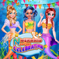 Mermaid New Year Celebration Game