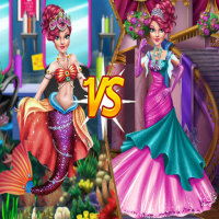 Mermaid vs Princess Game