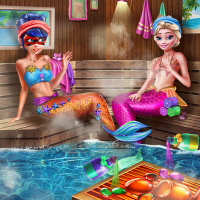 Mermaids Bffs Realife Sauna Game
