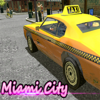 Miami Taxi Driver 3D Game