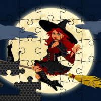 Midnight Witches Jigsaw Game