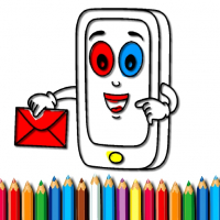 Mobile Phone Coloring Book Game