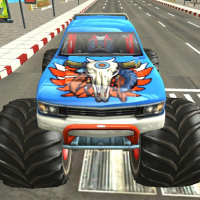 Monster Truck City Parking Game