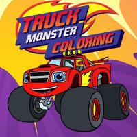 Monster Truck Coloring Game