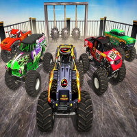 Monster Truck Impossible Stunt Track Game