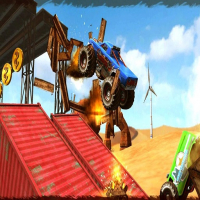 Monster Truck Impossible Track Plane Simulator Game