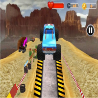 Monster Truck Tricky Stunt Race Game Game