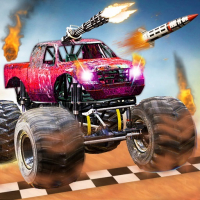Monster Truck vs Zombie Death Shooting Game Game