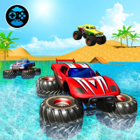 Monster Truck Water Surfing: Truck Racing Games Game