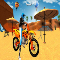 Motocross Beach Game : Bike Stunt Racing Game