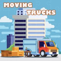 Moving Trucks Jigsaw Game