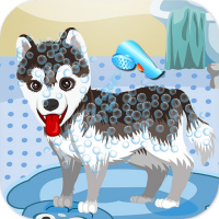 My Cute Dog Bathing Game