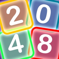 Neon 2048 Game