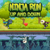 Ninja Run Up and Down Game