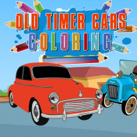 Old Timer Cars Coloring Game