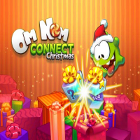 Om Nom Connect Christmas Game