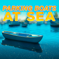 Parking boats at sea Game