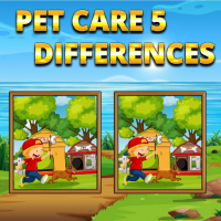 Pet Care 5 Differences Game