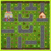 Pizza Delivery Puzzles Game