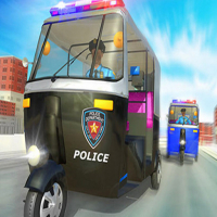 Police Auto Rickshaw Game 2020 Game