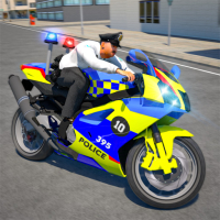 Police Bike Stunt Race Game Game