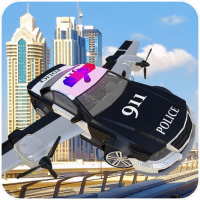 Police Flying Car Simulator Game