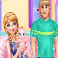 Pregnant Anna And Baby Care Game