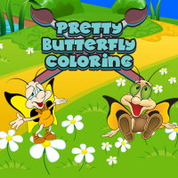 Pretty Butterfly Coloring Game