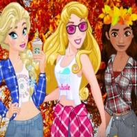 Princess Fall Flannels Game
