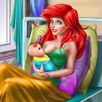 Princess Mermaid Mommy Birth Game