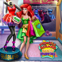 Princess Mermaid Realife Shopping Game