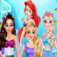 Princess Mermaid Style Makeup Game