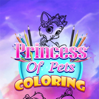 Princess Of Pets Coloring Game