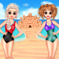 Princess Summer Sand Castle Game