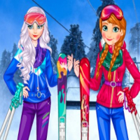 Princesses At Ski Game