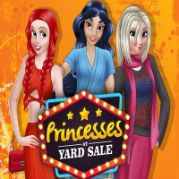 Princesses at Yard Sale Game