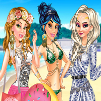 Princesses Boho Beachwear Obsession Game